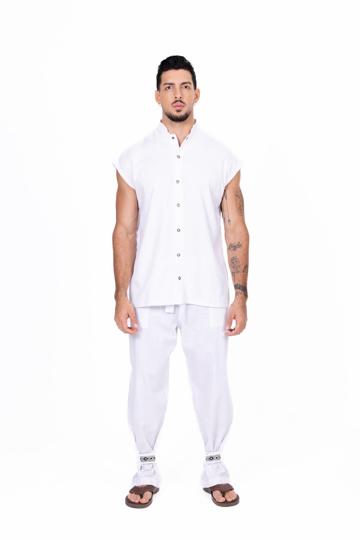 Camisa sin mangas cuello mao Anaia, foto 2