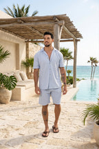 Camisa manga corta azul claro Anaia, foto 5