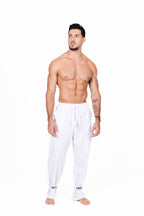Pantalón blanco con puño en el tobillo Anaia, foto 1