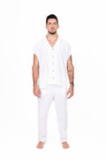 Camisa sin mangas blanca cuello solapa Anaia, foto 1