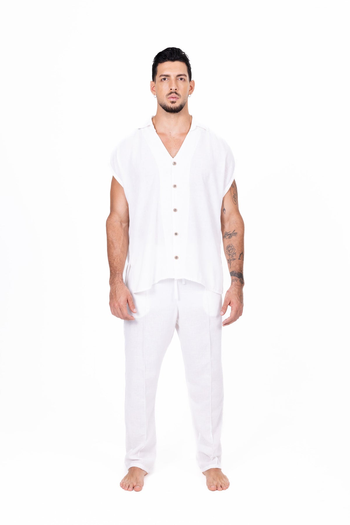 Pantalón Gary blanco Anaia, foto 3