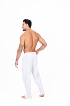 Pantalón blanco con puño en el tobillo Anaia, foto 2