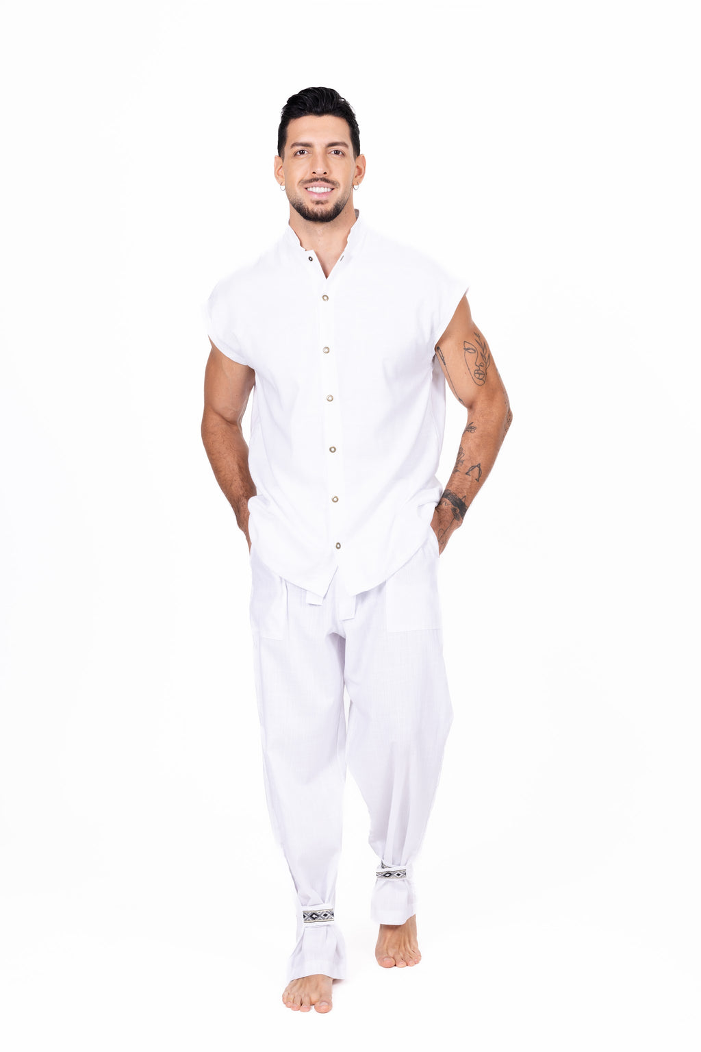 Camisa sin mangas cuello mao Anaia, foto 1