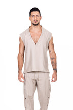 Camiseta sin mangas cuello V Anaia, foto 1