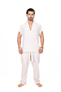 Pantalón Gary crema Anaia, foto 4