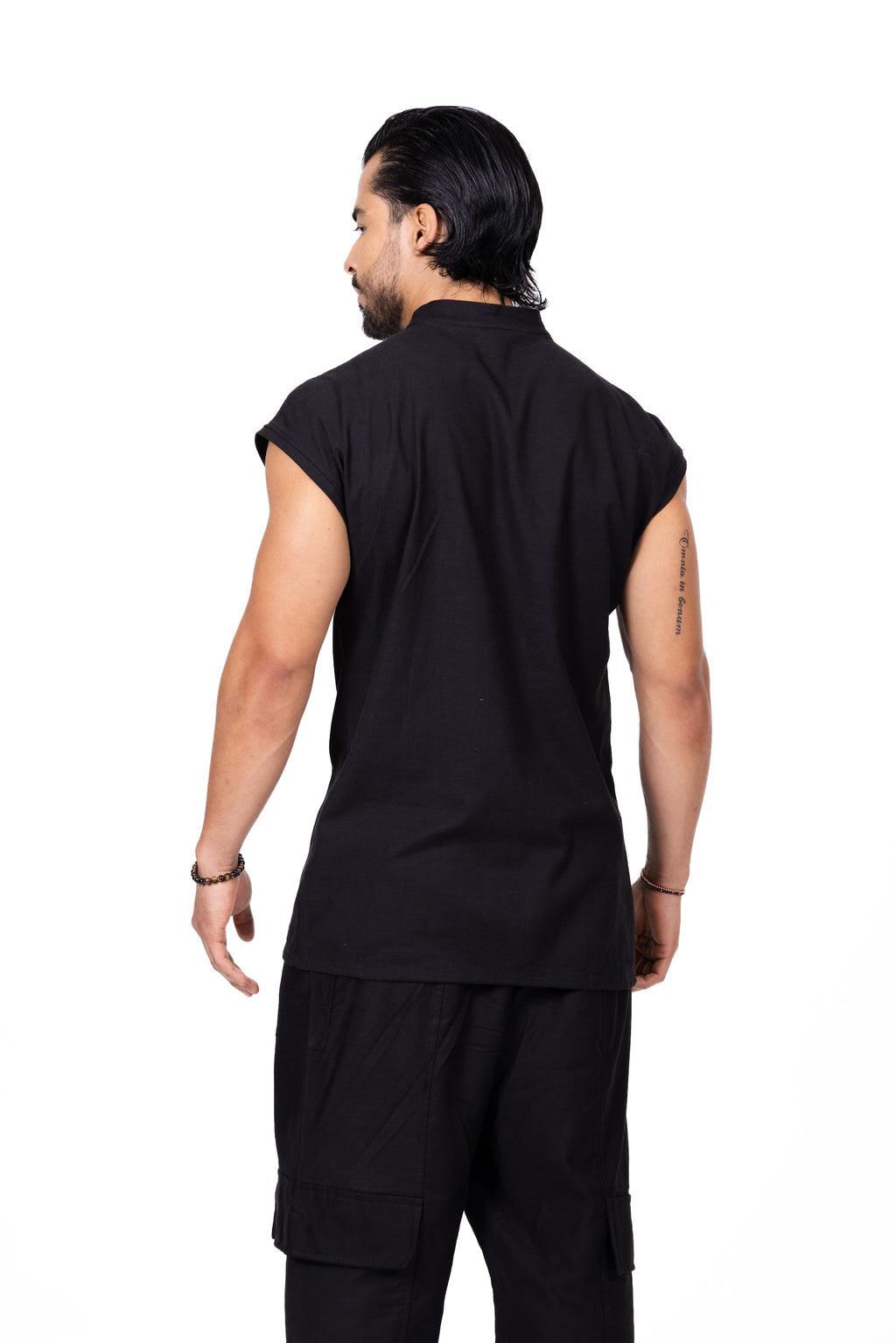 Pantalón negro amplio Anaia, foto 4
