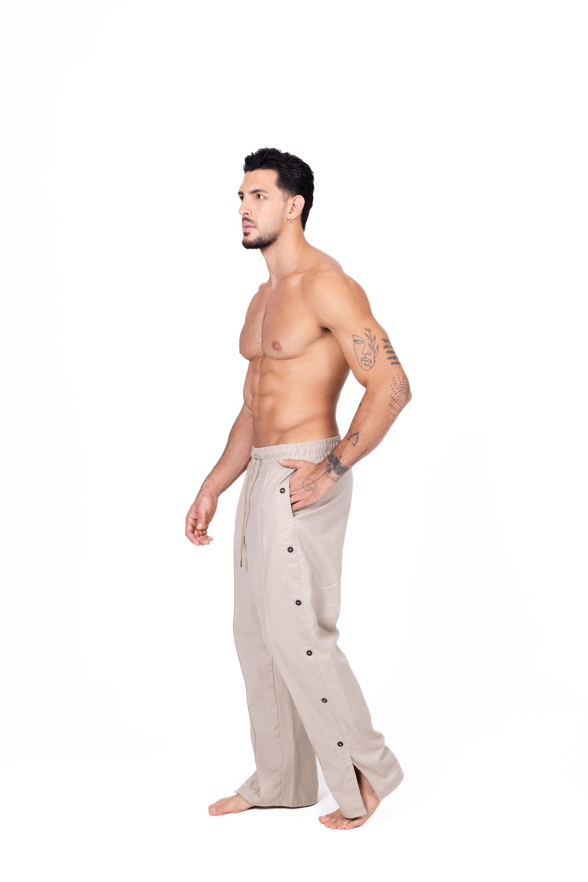 Pantalón con botones laterales Anaia, foto 3