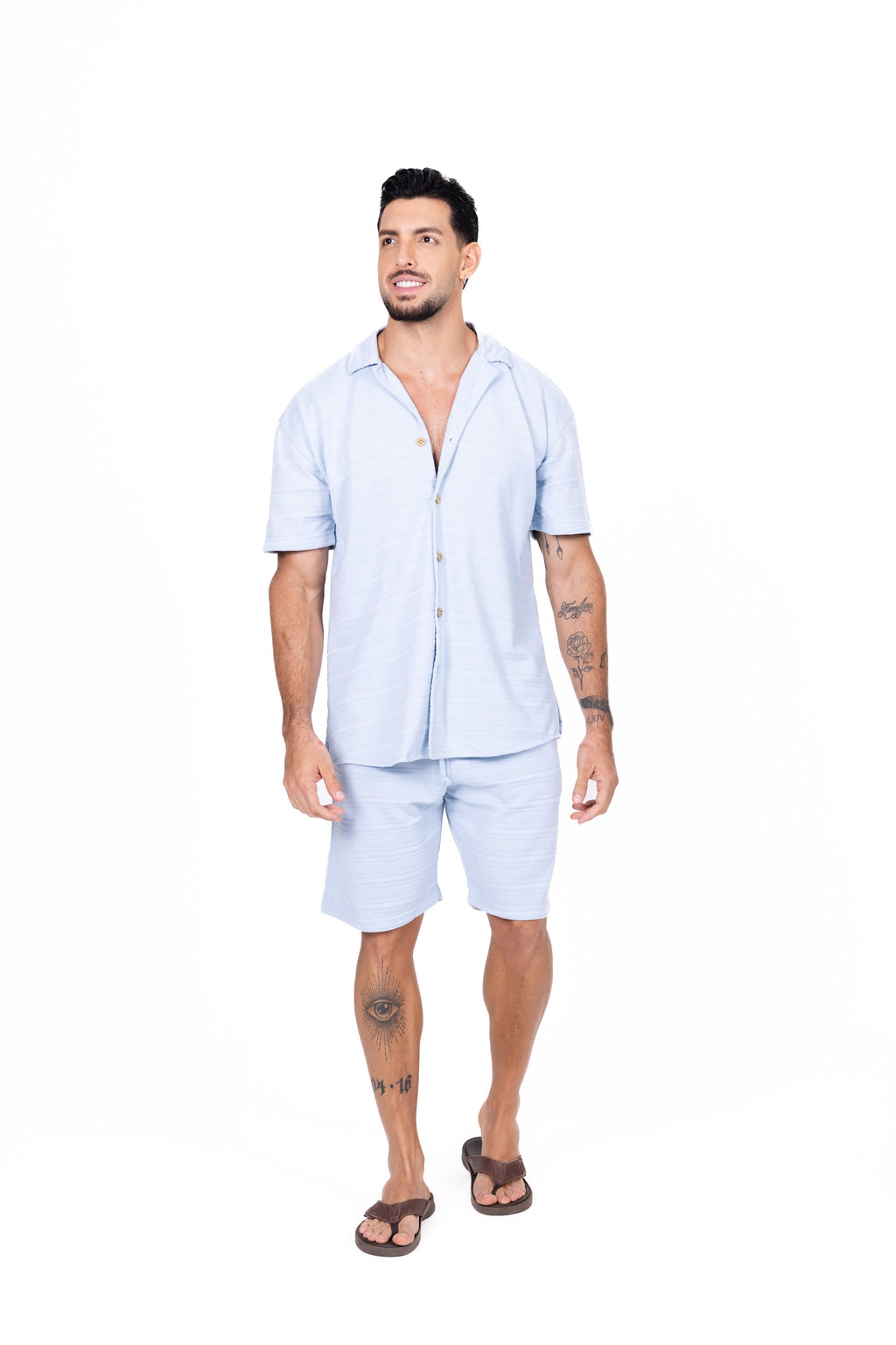 Camisa manga corta azul claro Anaia, foto 2